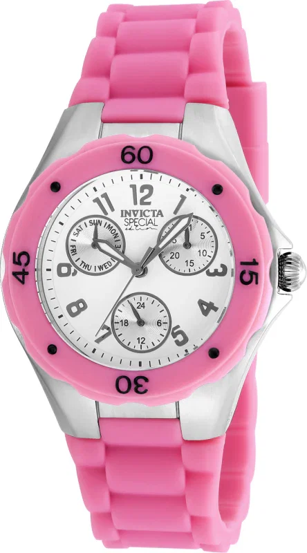 Image of Invicta Women's 38mm Angel Quartz Special Edition Silicone Strap Watch