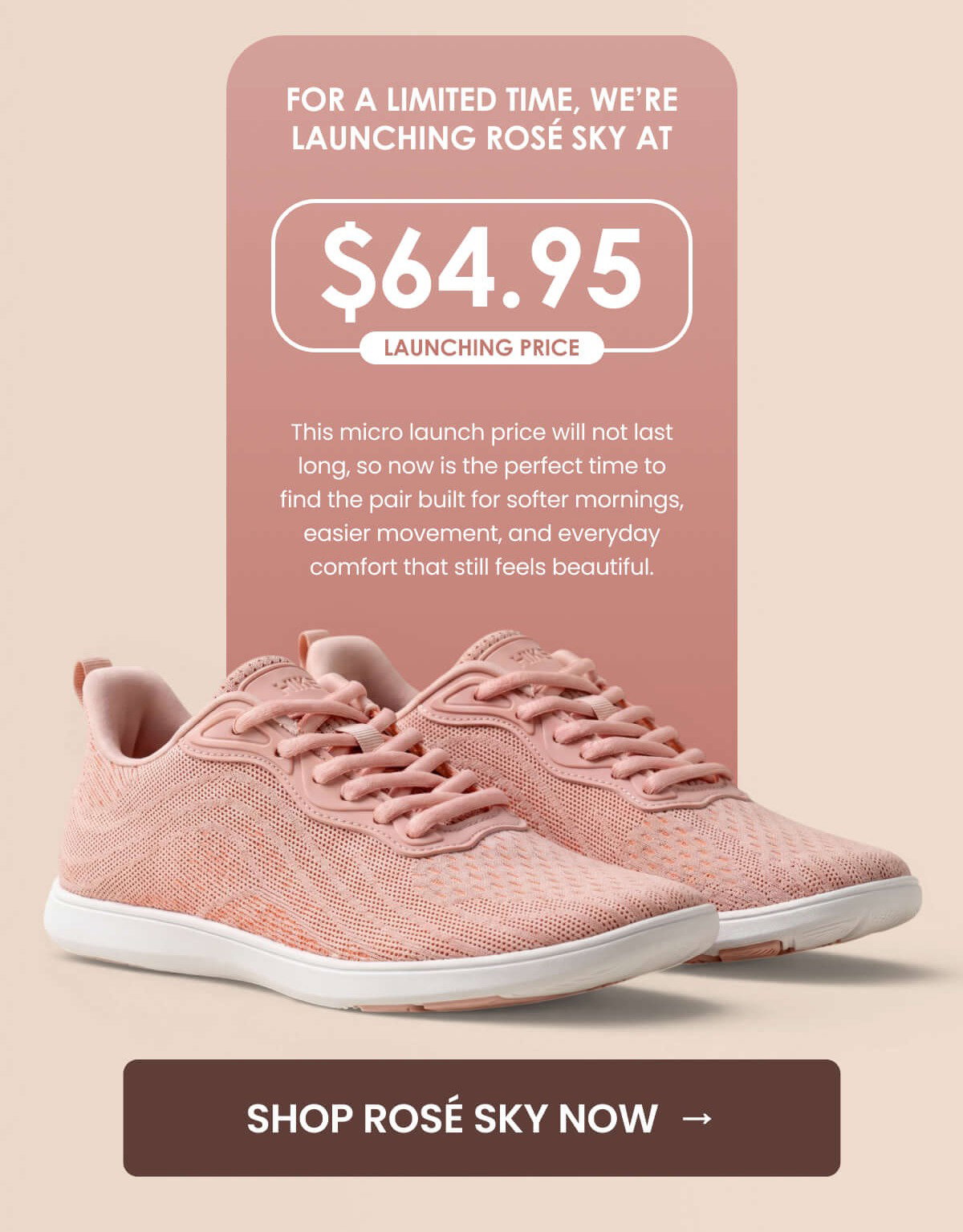FOR A LIMITED TIME, WE’RE LAUNCHING ROSÉ SKY AT