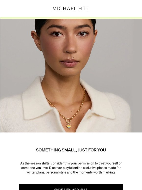 A little something for you, —