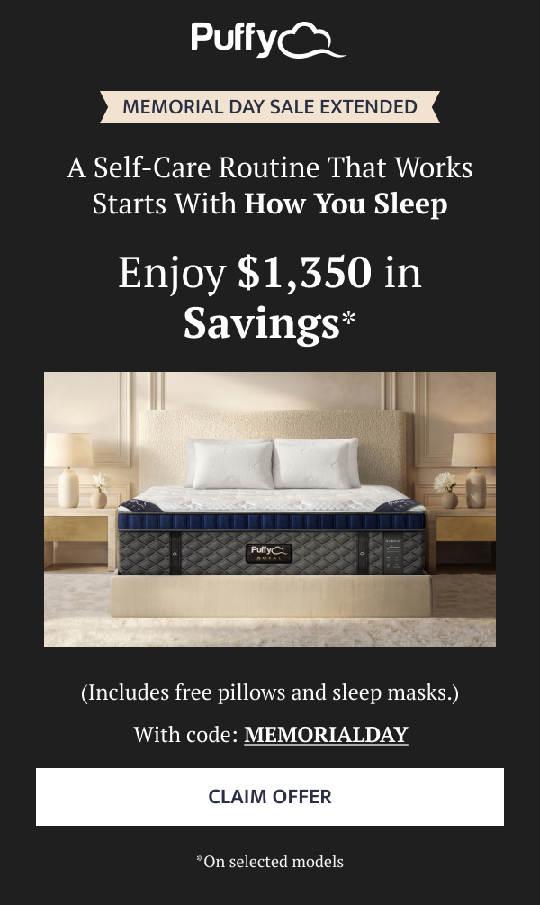 Enjoy $1,350 in savings