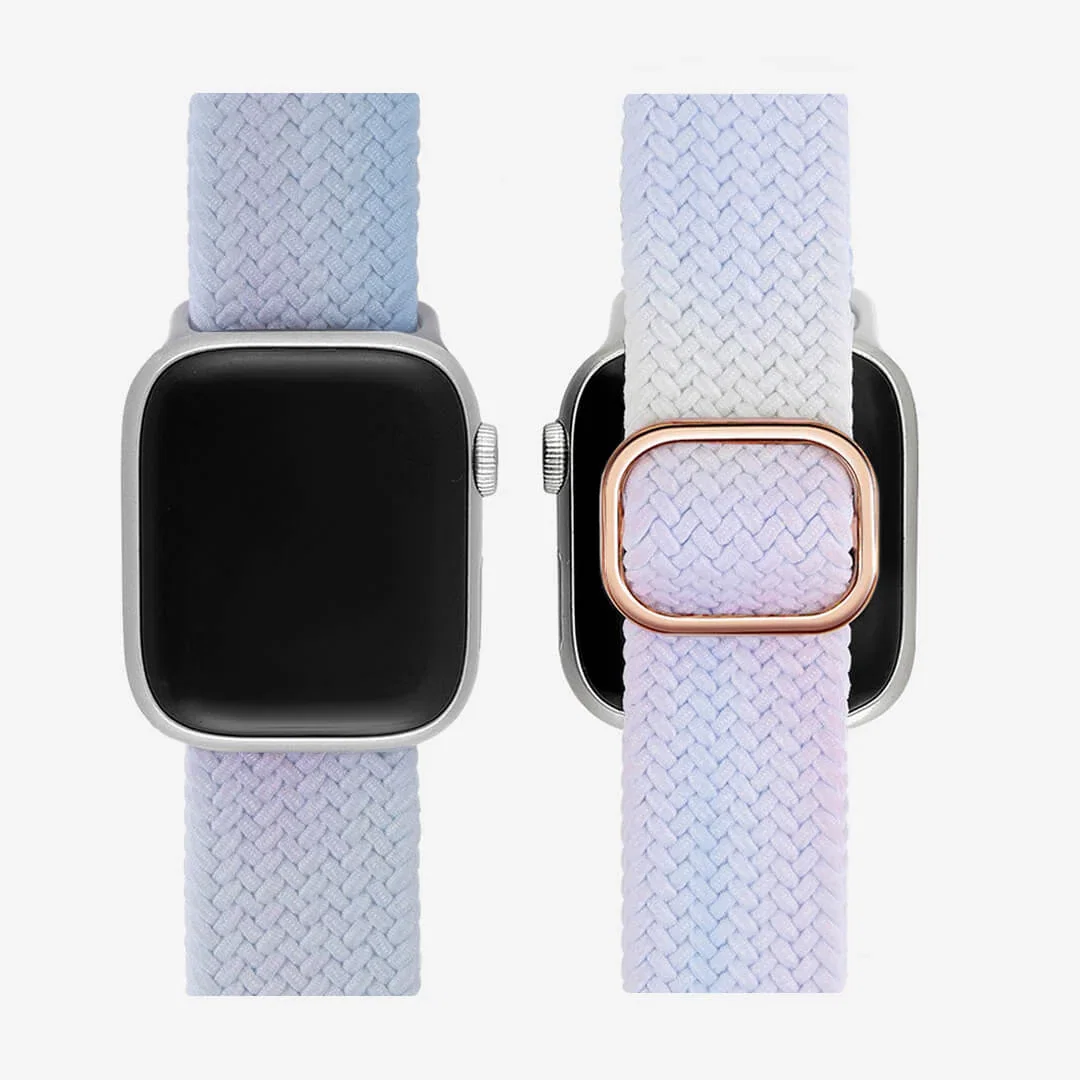 Image of Maui Braided Loop Apple Watch Band - Ombre Pearl