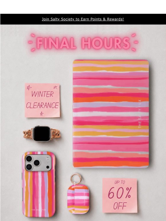 ENDS TONIGHT: Up to 60% Off! ❄️