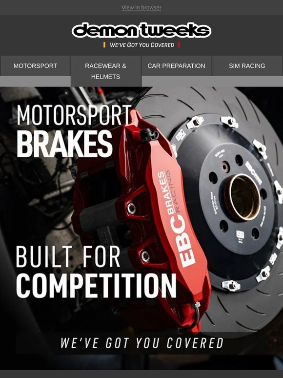 Motorsport Brakes Built For Competition 🏁