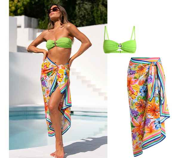 Flora De Fruta Pareo Wrap
