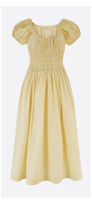 Quinn Dress In Buttercream