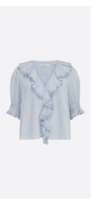 Henri Top In Alice Blue