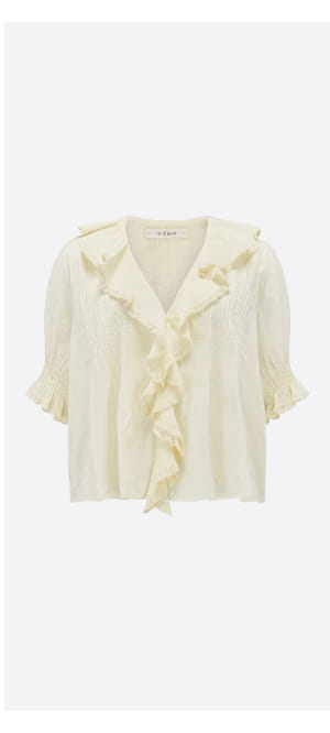 Henri Top In Creme Citron