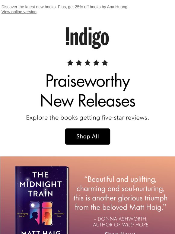 New releases earning great reviews