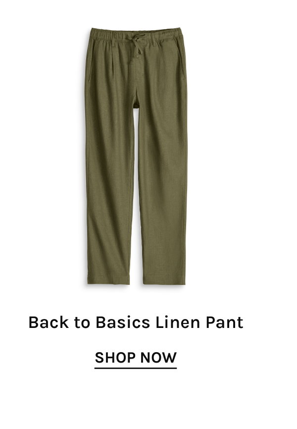 Back to Basics Linen Pant  [[SHOP NOW]]