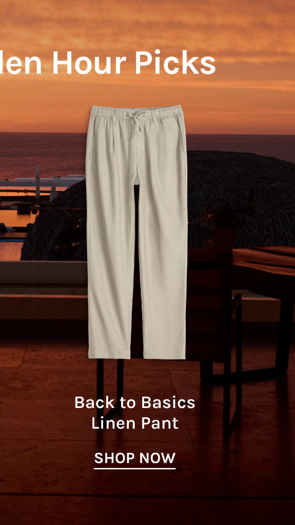 Back to Basics Linen Pant  [[SHOP NOW]]