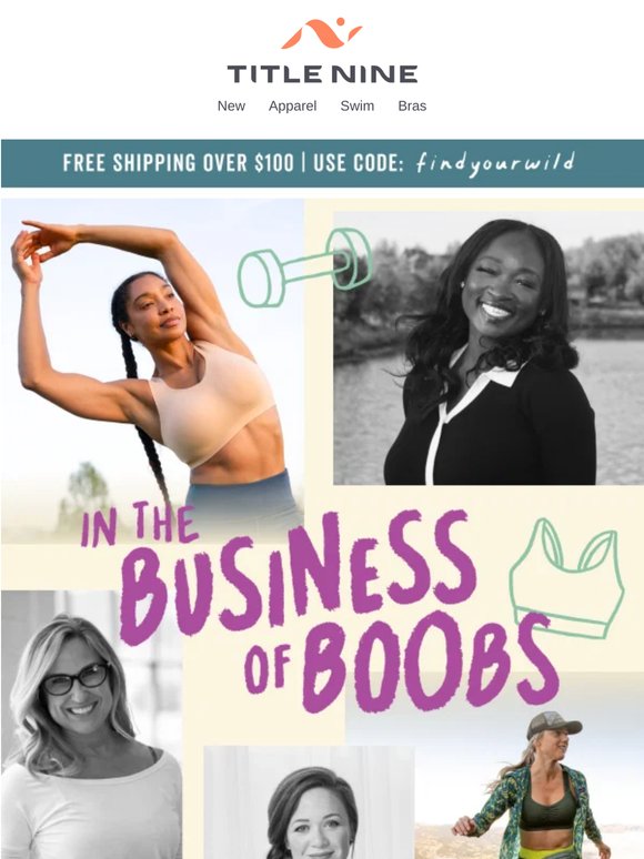 The best sports bra shop in the world? Yep. 🏆