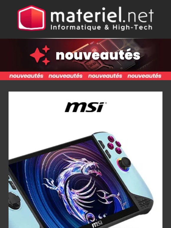Du neuf pour jouer, travailler, et plus encore !