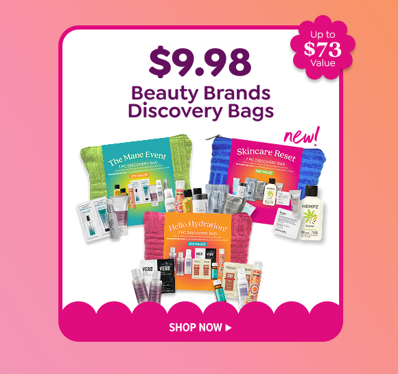 SHOP $9.98 DISCOVERY BAGS