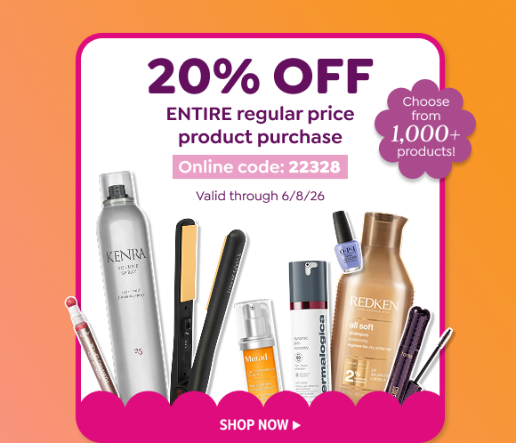 TAKE 20% OFF YOUR ENTIRE REGULAR PRICE PRODUCT PURCHASE DURING OUR SEMI-ANNUAL CUSTOMER APPRECIATION EVENT