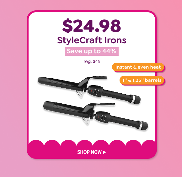 SHOP $24.98 STYLE CRAFT CURLING IRONS