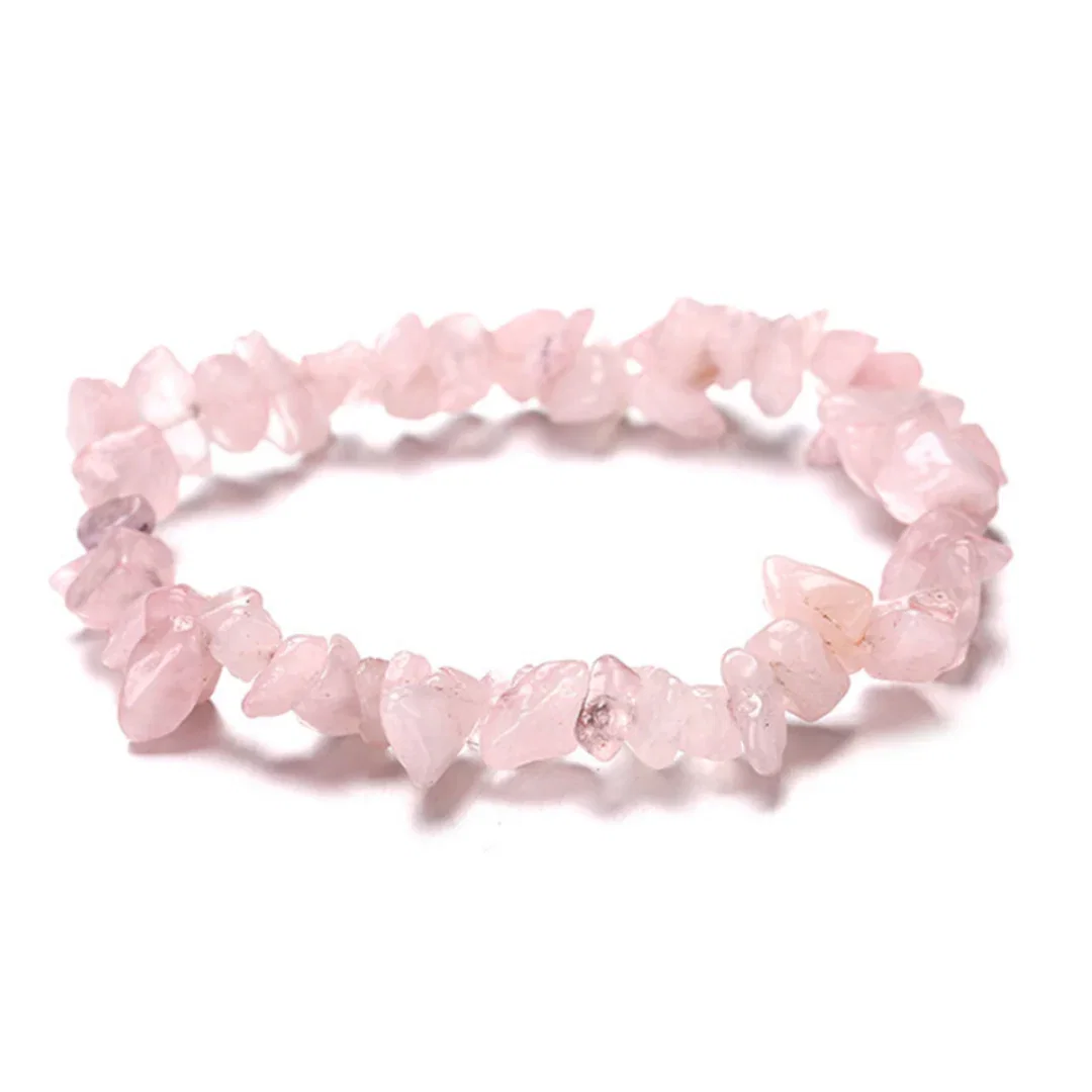 Free rose quartz bracelet