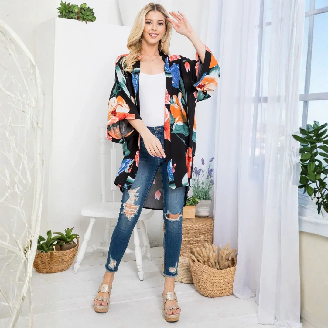 Island Bloom Kimono
