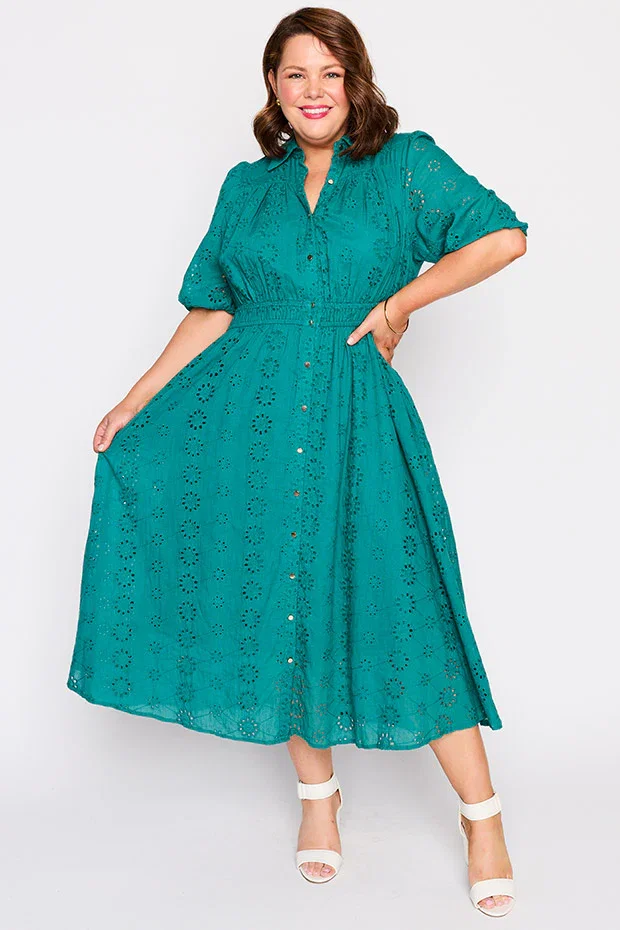 Image of Edan Rich Teal Dress
