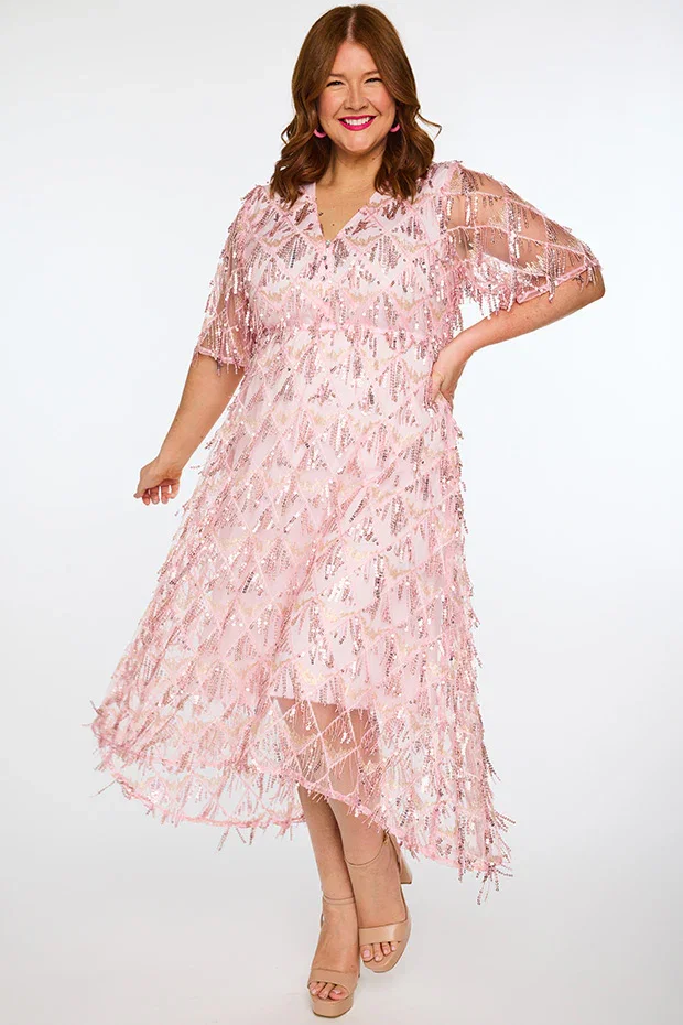Image of Wonderful Pink Party Dress