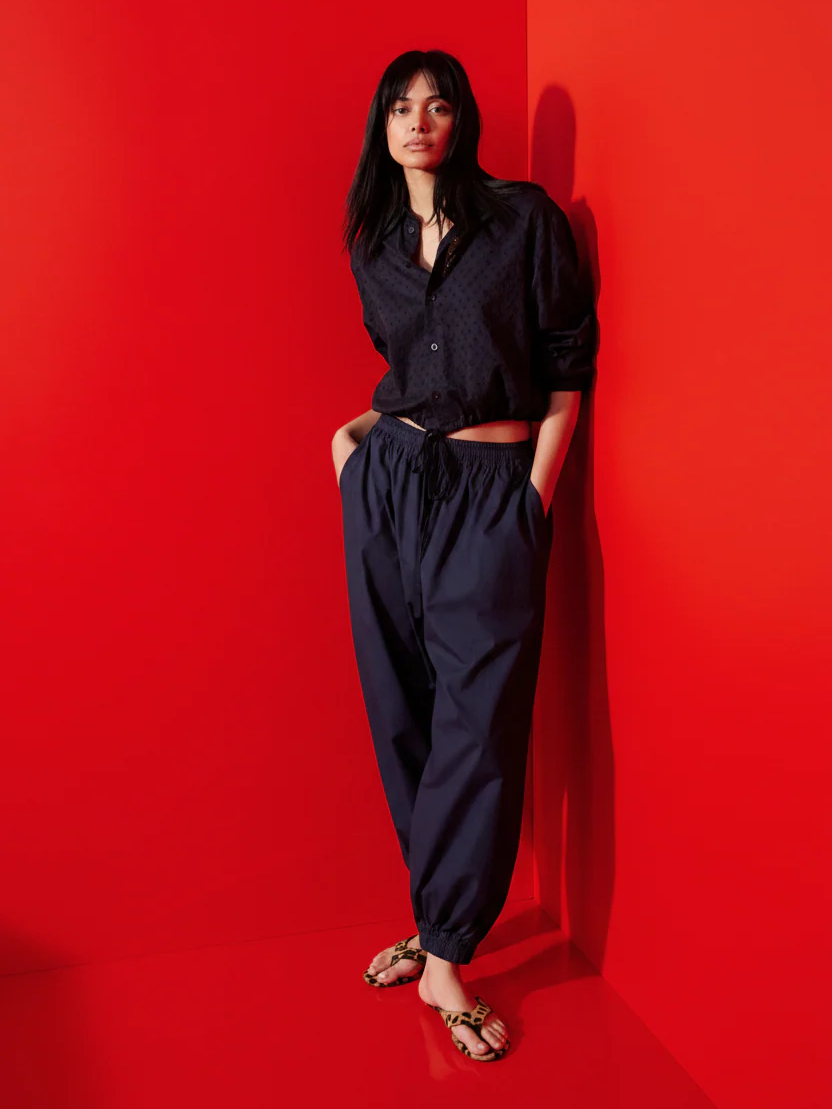 Balloon Trouser - Navy 