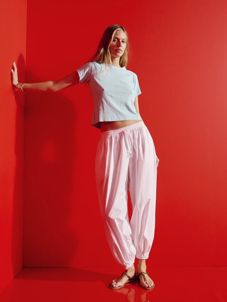 Ballon Trouser - White 
