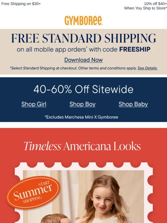 On Repeat: Red, White & Blue Tops + Extra 25% Off for Members