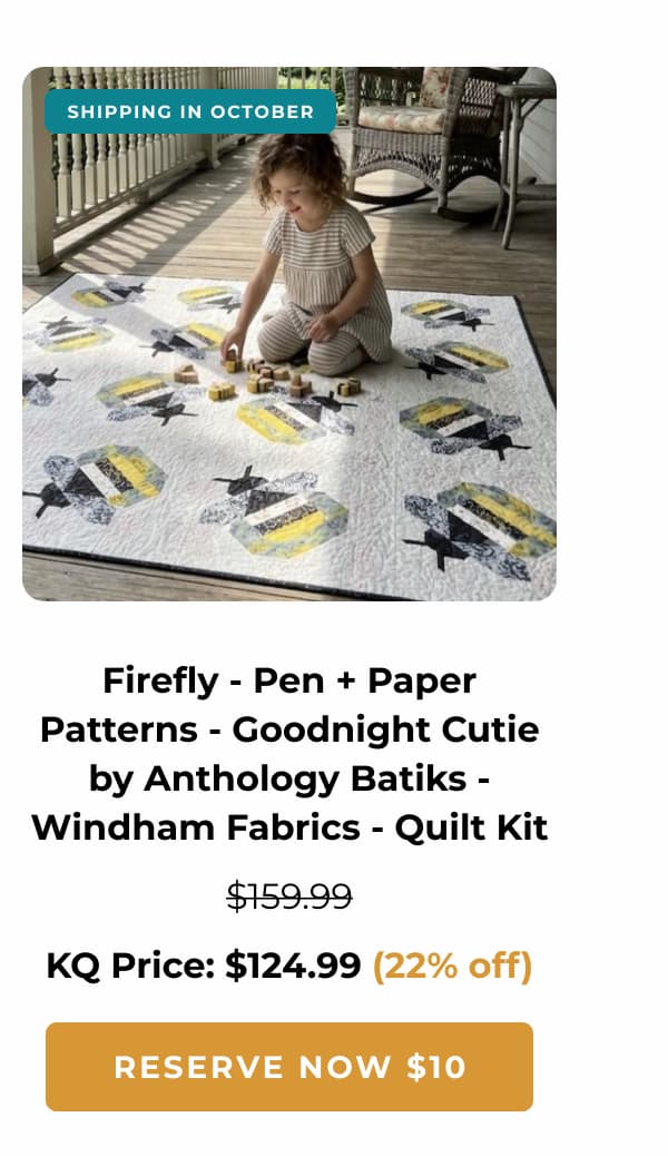 Firefly Quilt Kit