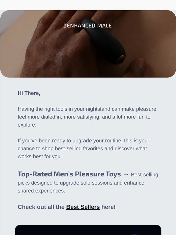 Upgrade your pleasure routine today