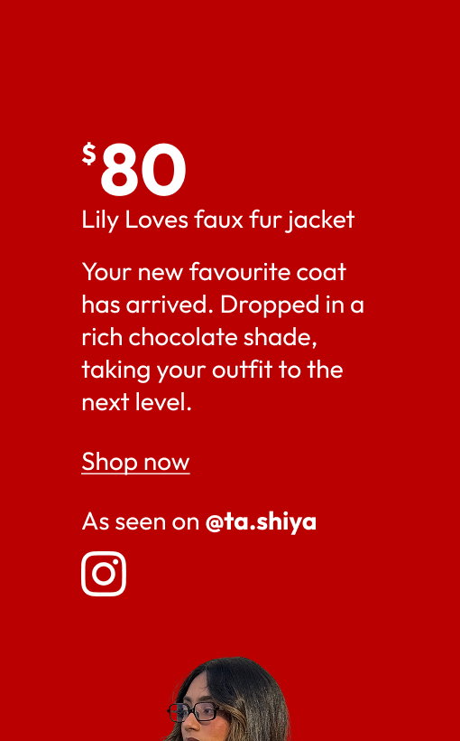 Lily Loves faux fur jacket