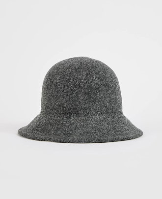 Wool blend bucket hat