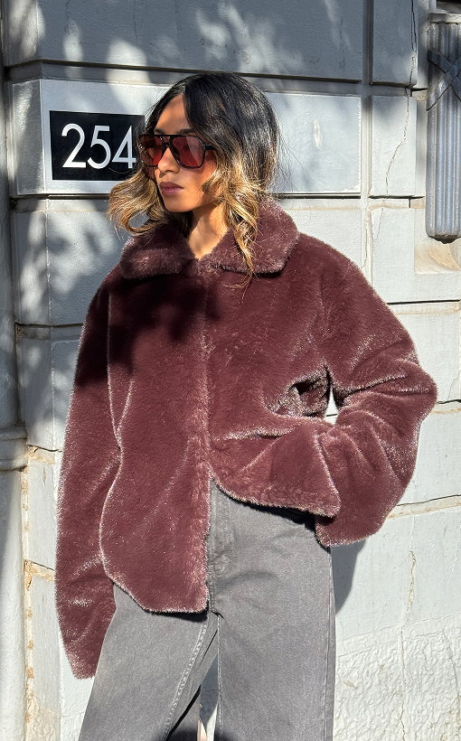 Lily Loves faux fur jacket