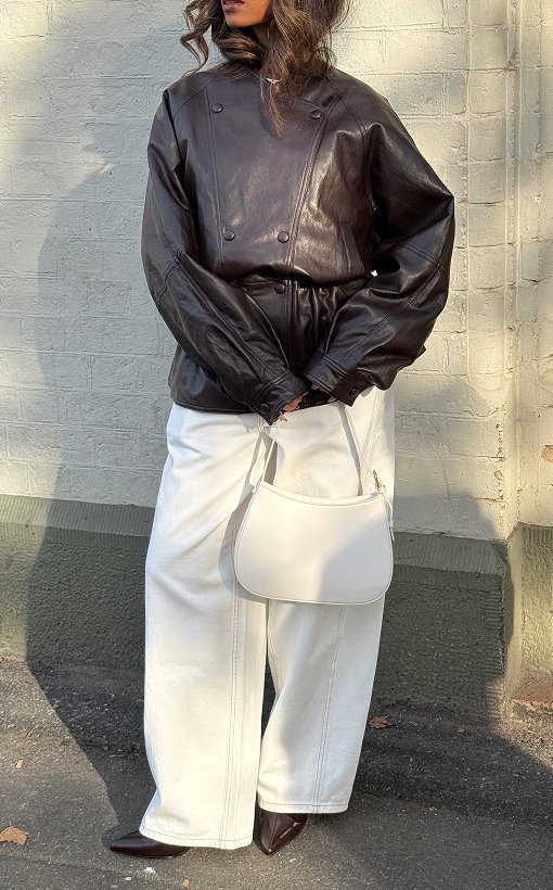 Lily Loves PU cinched jacket