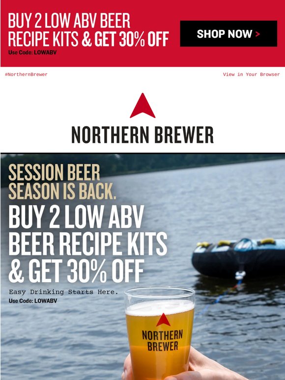 Buy 2 or More Low ABV Kits, Get 30% Off 🍻