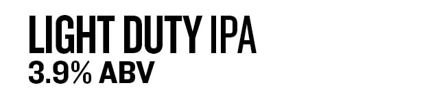 Light Duty IPA (3.9%)