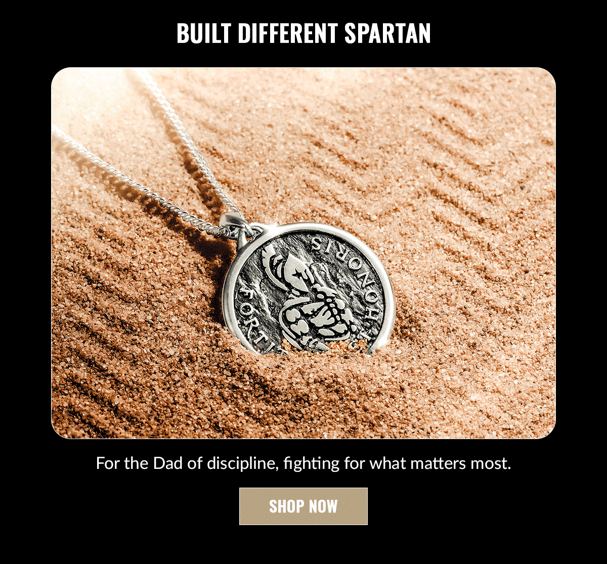 BUILT DIFFERENT SPARTAN For the Dad of discipline, fighting for what matters most. SHOP NOW