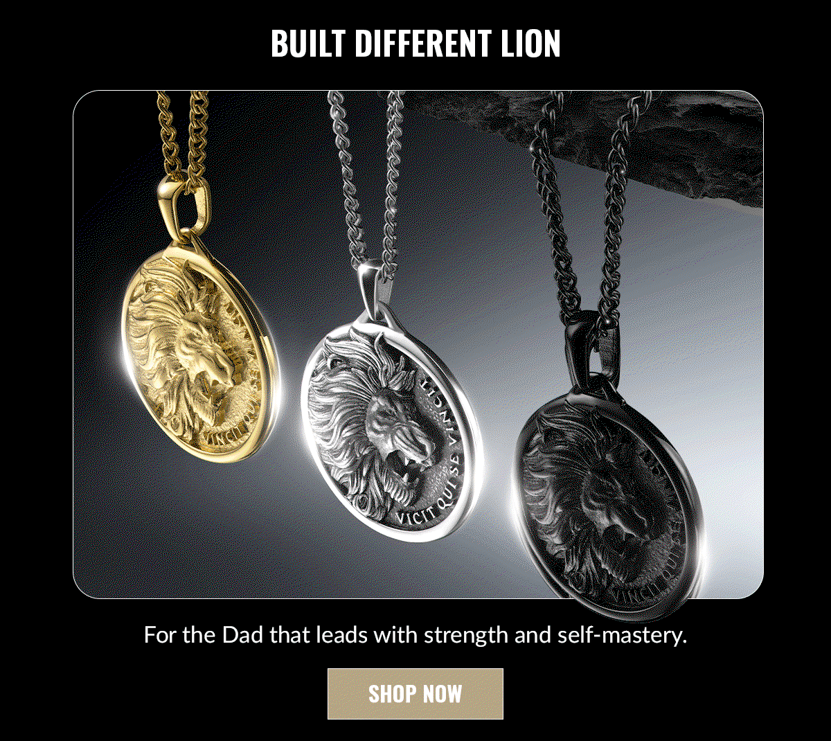 BUILT DIFFERENT LION For the Dad that leads with strenth and self-mastery. SHOP NOW