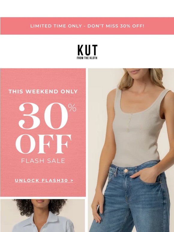 Ends Soon: 30% Off Flash Sale 💫