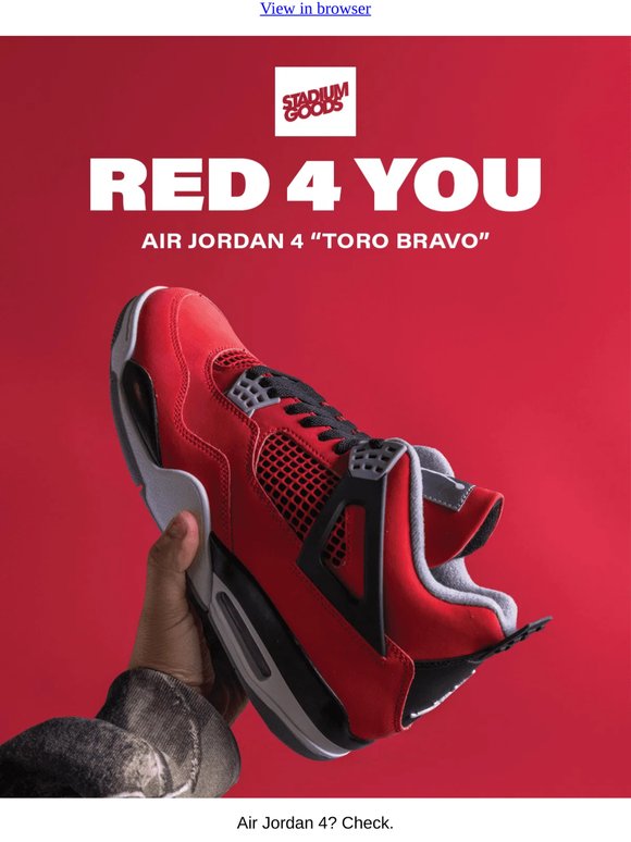 Air Jordan 4 "Toro Bravo"