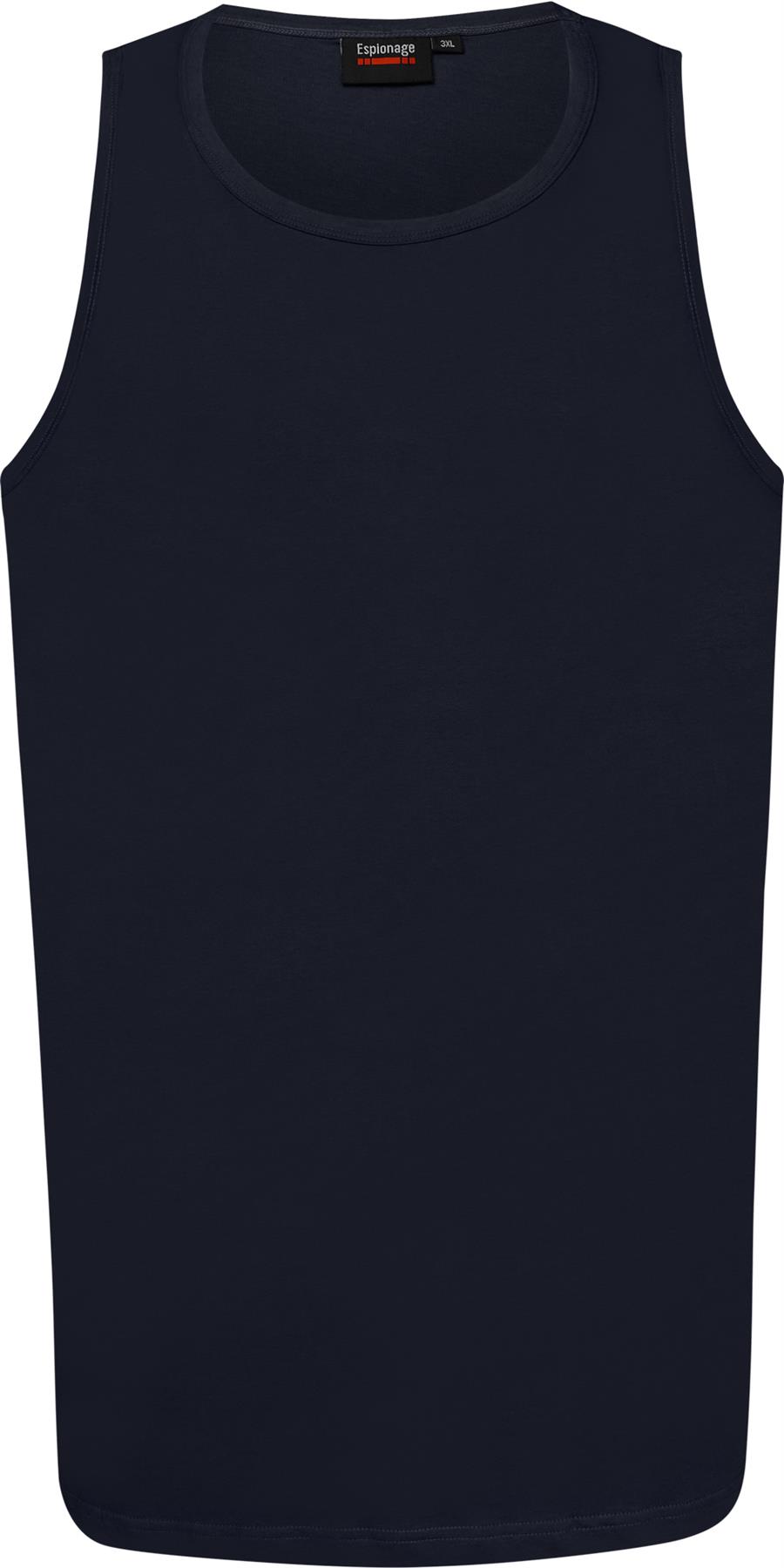 Image of Espionage Essential Low Neck Sleeveless Vest - Navy