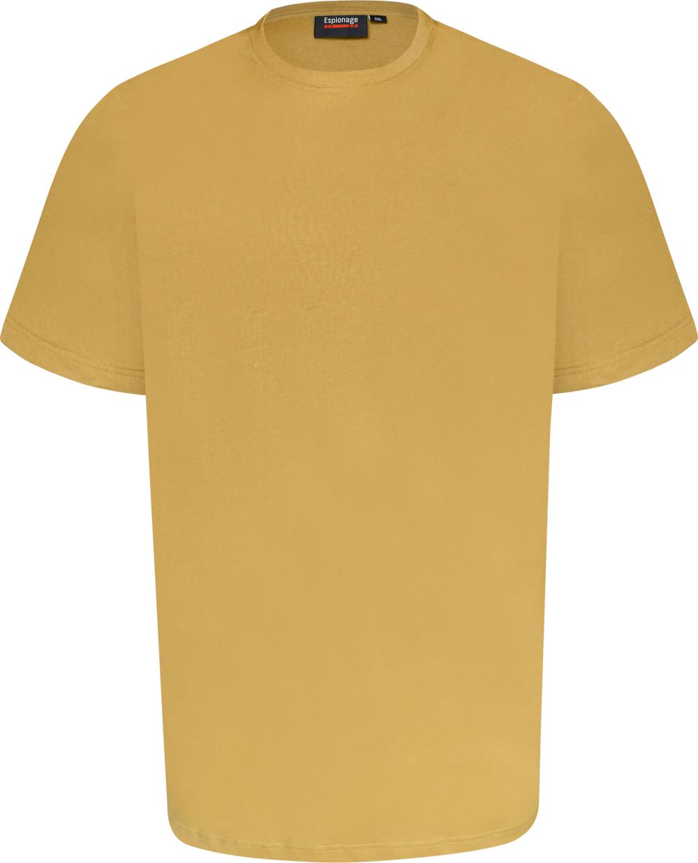 Image of Espionage Short Sleeve Essential Crew Neck T-Shirt - Mustard