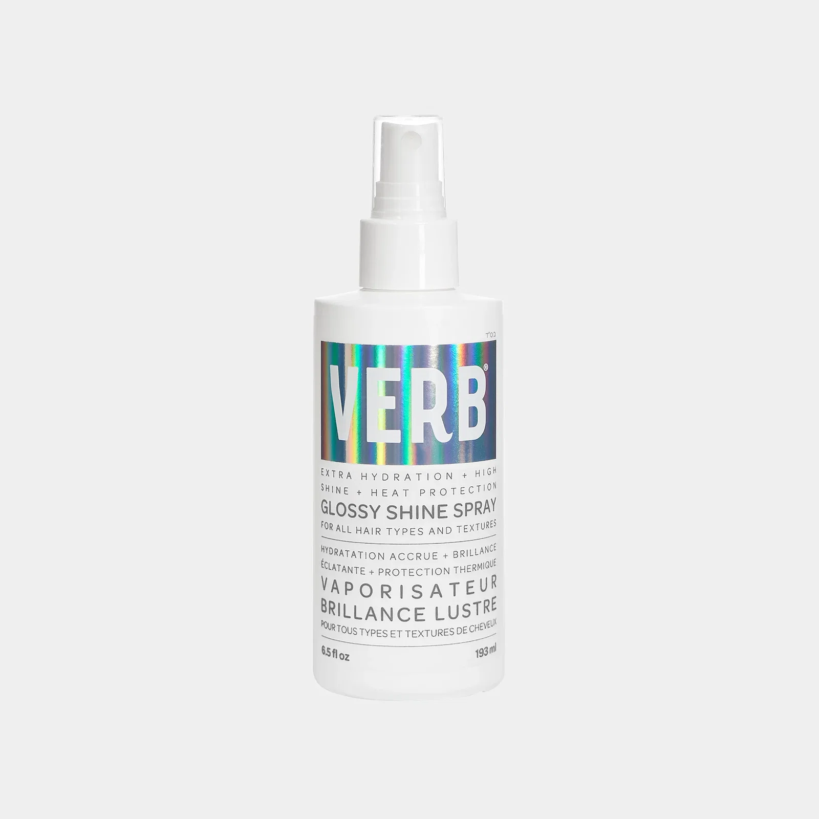 glossy shine spray with heat protection