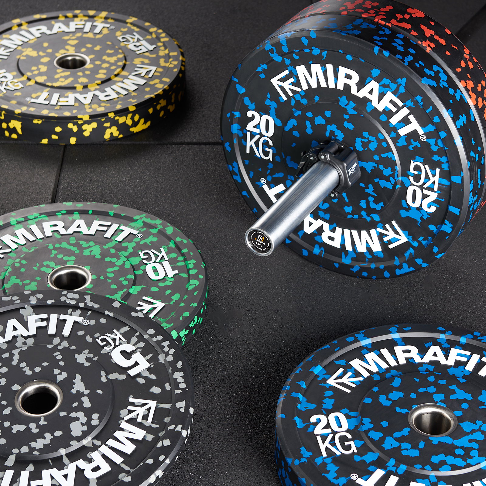 Colour splash bumper plates