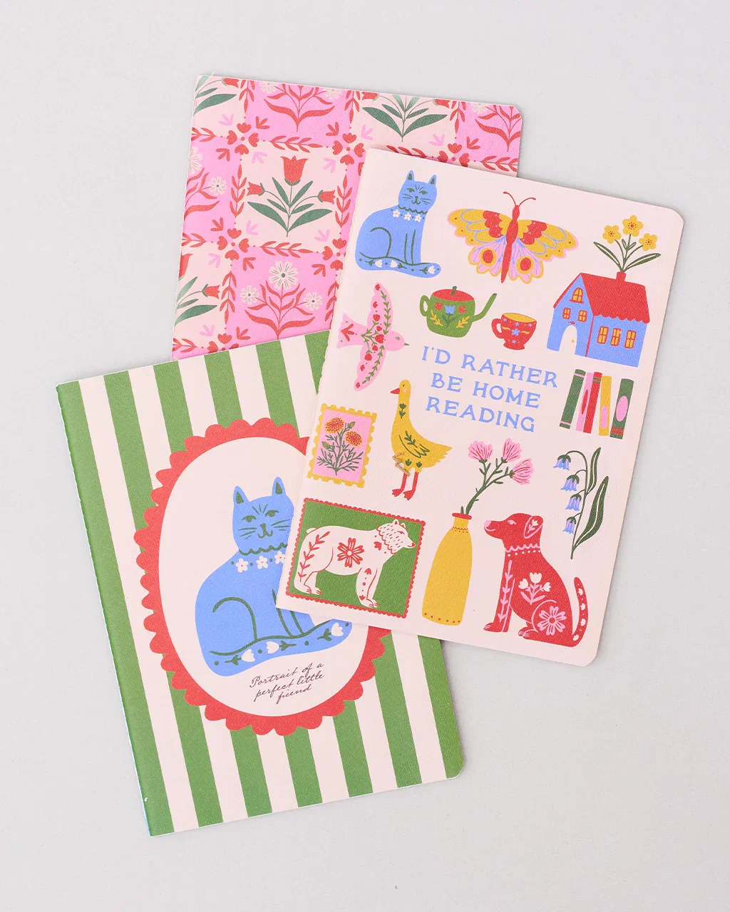 Image of Hold That Thought Notebook Set - I'd Rather Be Home Reading