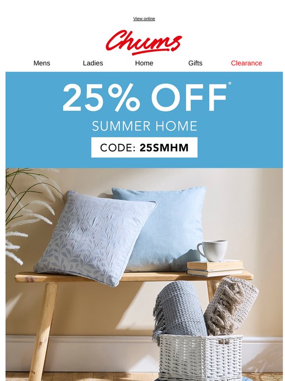 Enjoy 25% Off Summer Home
