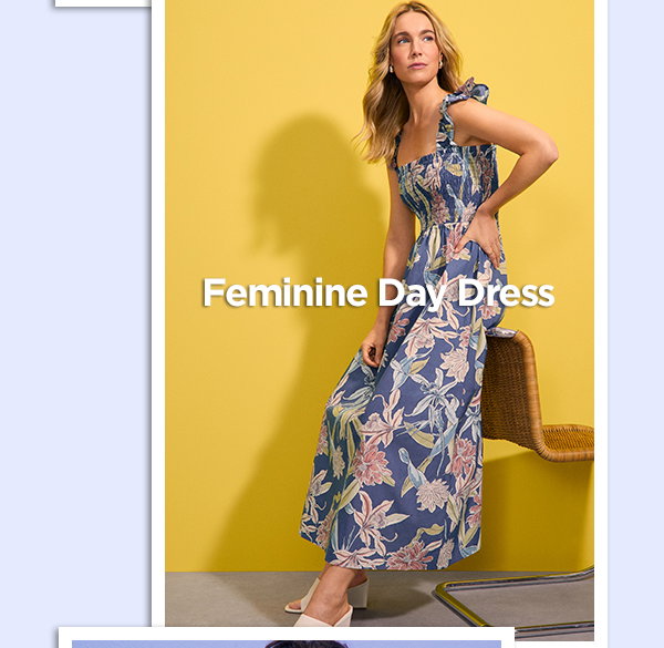 Feminine day dress