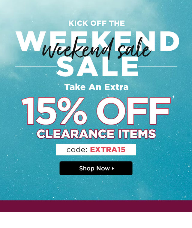 Shop Clearance Now