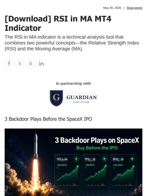 [Download] RSI in MA MT4 Indicator