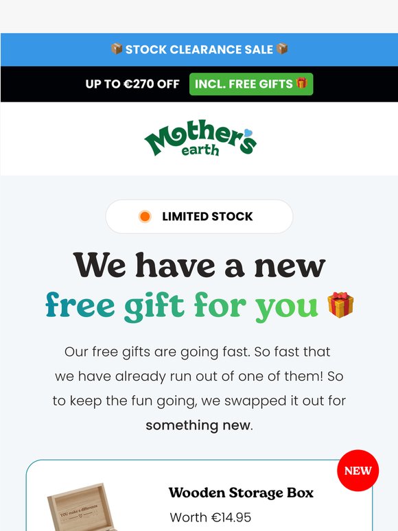 ATTENTION: A new free gift just dropped 🎁