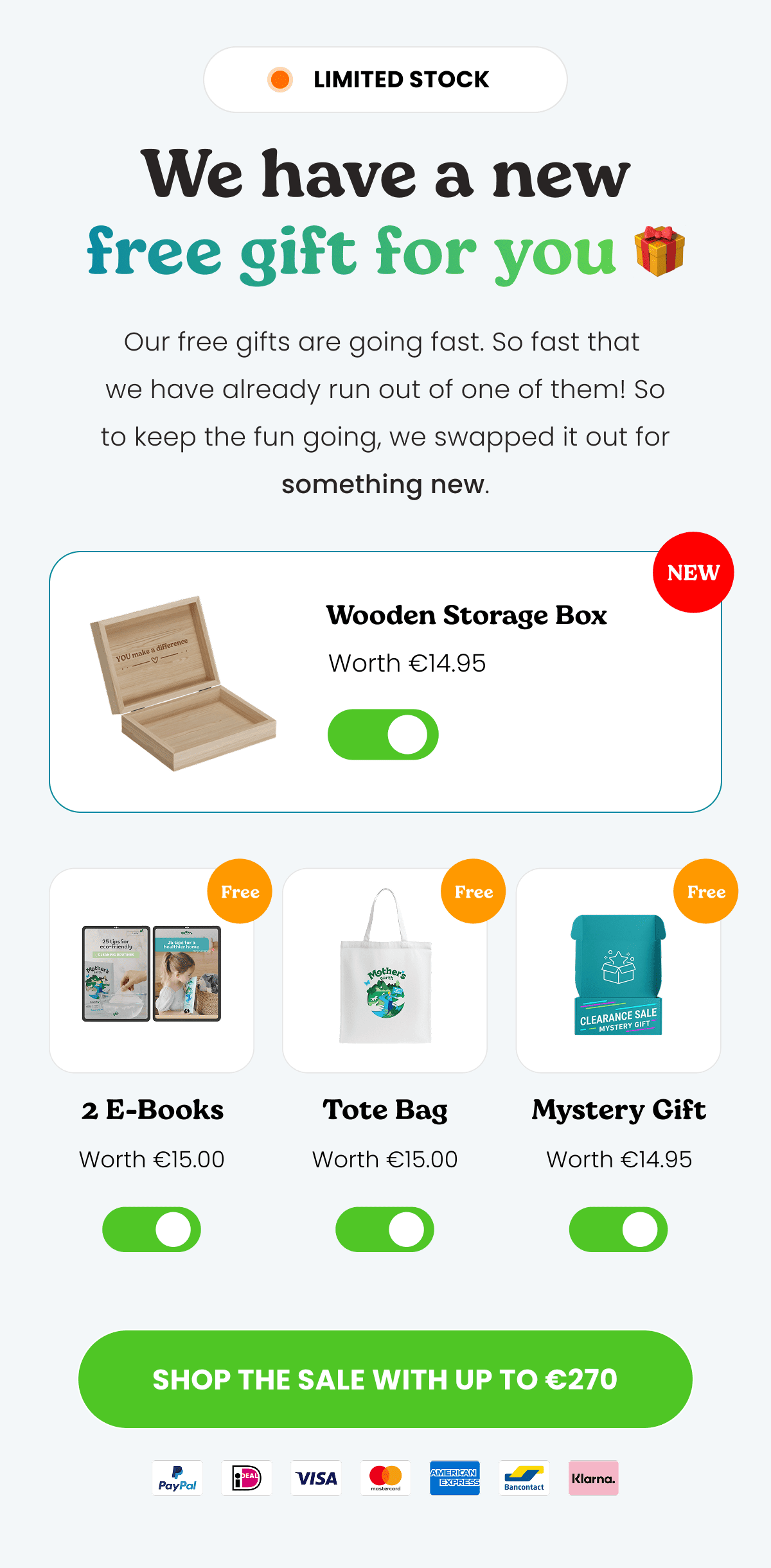 We have a new free gift for you 🎁