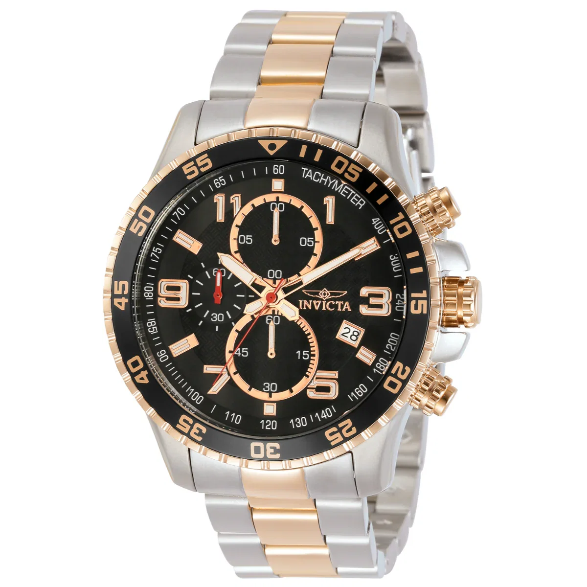 Image of Invicta Specialty Fortitude Men's Watch - 45mm. Steel. Rose Gold (14877)